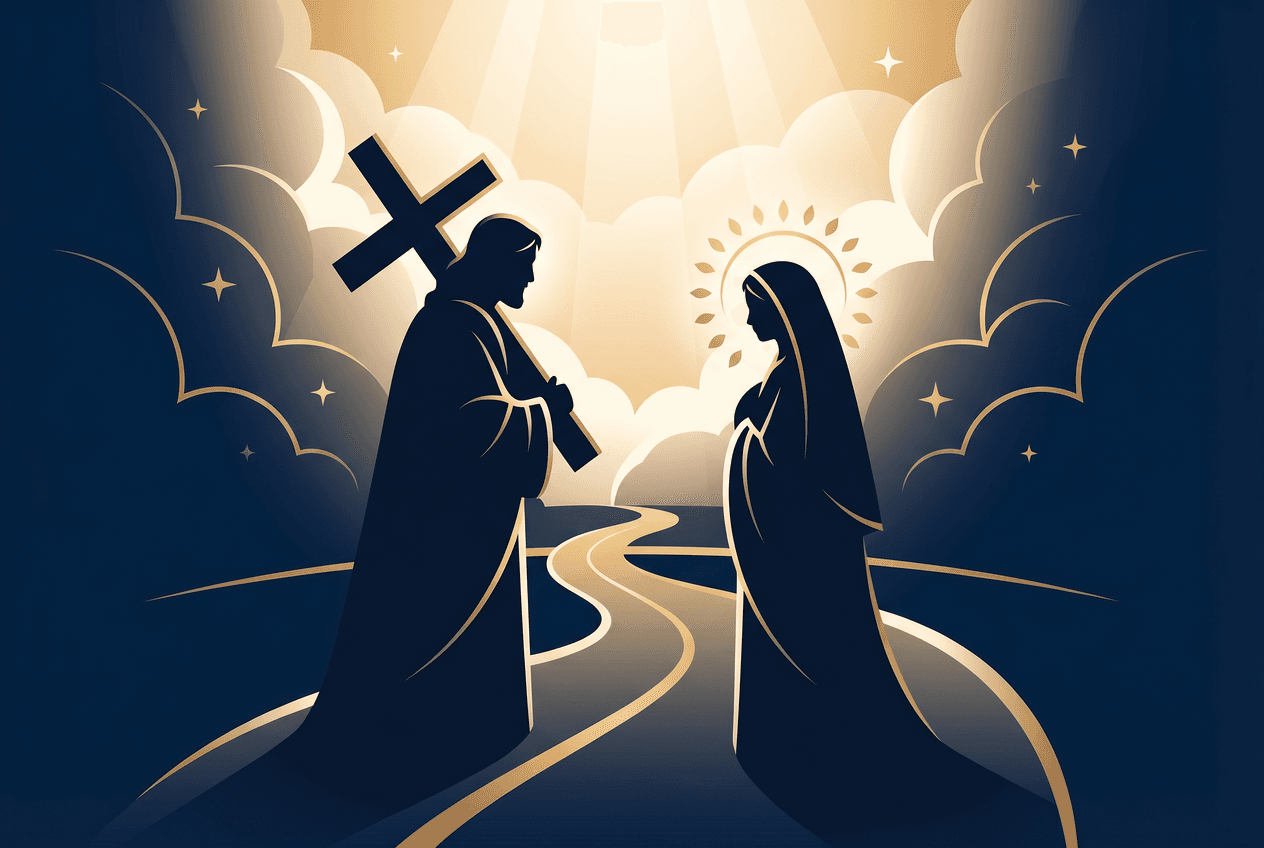 Fourth Station — Jesus Meets His Mother