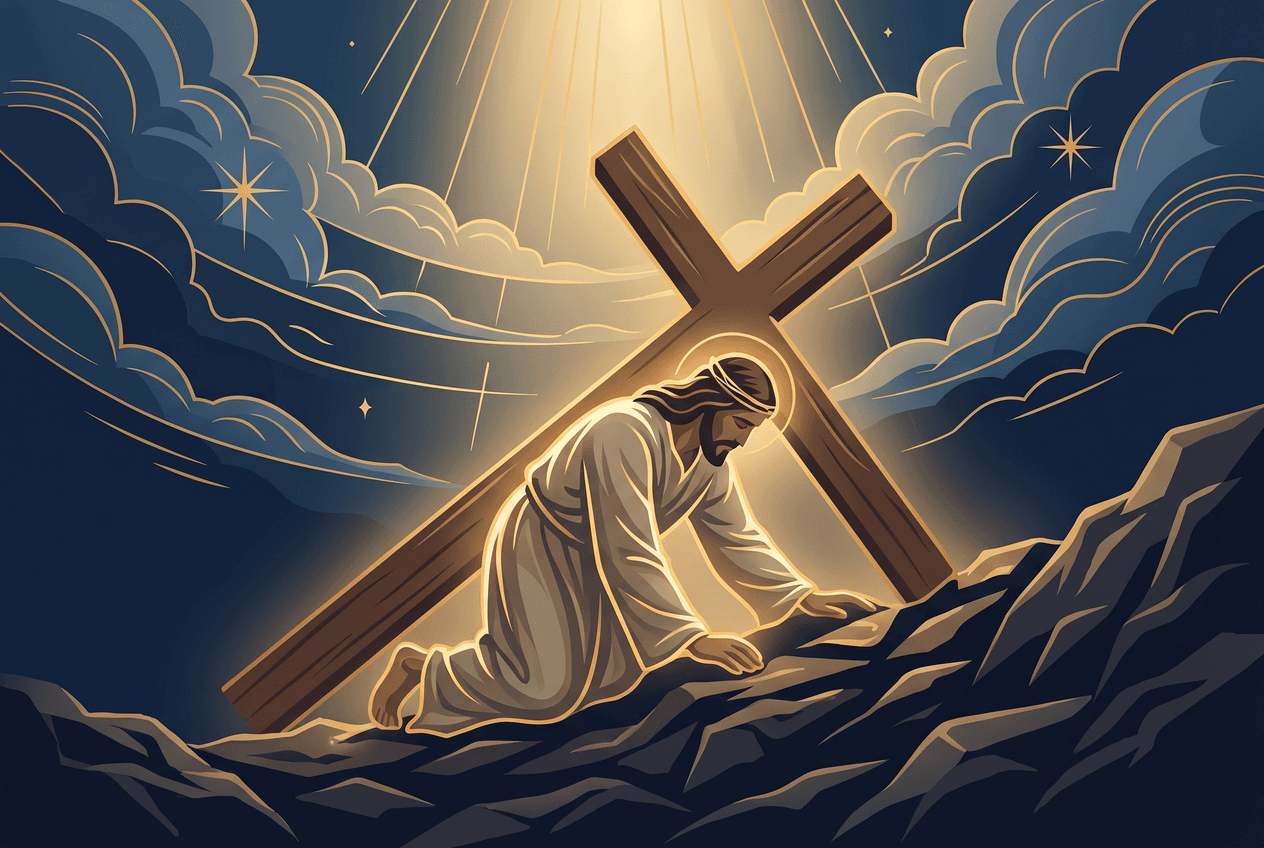 Ninth Station — Jesus Falls the Third Time